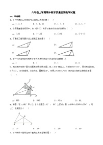 湖北省荆门市2023年八年级上学期期中数学试题（附答案）