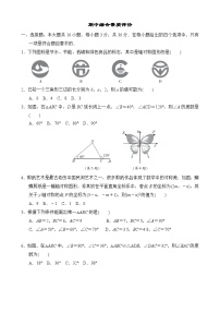 八年级数学上册期中试卷