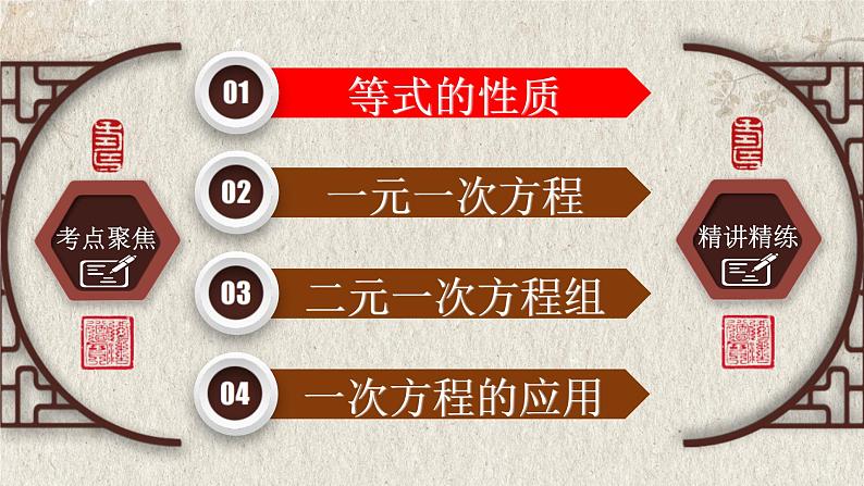 中考数学一轮复习精品课件专题2.1 一次方程（组）（含答案）02