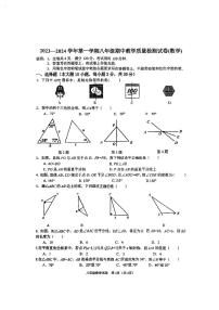 广东省珠海市香洲区珠海市第九中学2023-2024学年八年级上学期11月期中数学试题