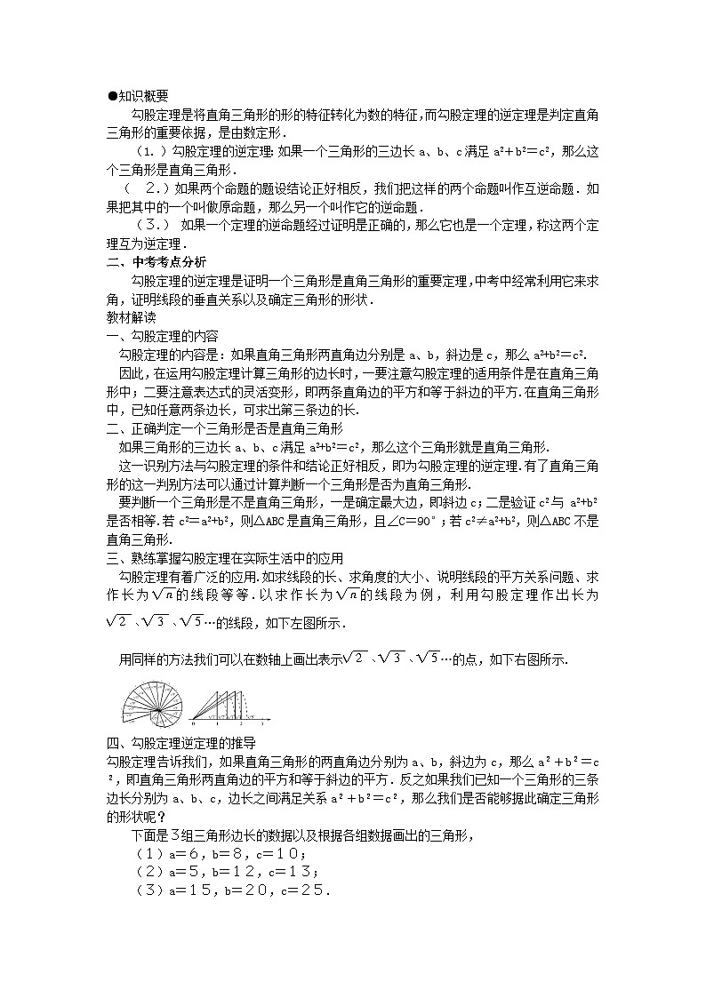 第十七章勾股定理勾股定理的整理拓展归纳辅导知识归纳（人教版八下）第3页