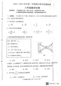 河北省唐山市迁安市2023-2024学年八年级上学期11月期中数学试题