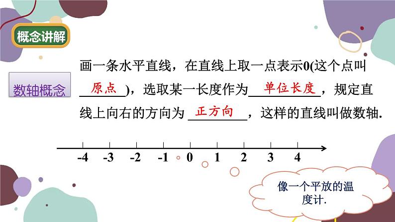 北师版数学七年级上册 2.2 数轴课件05