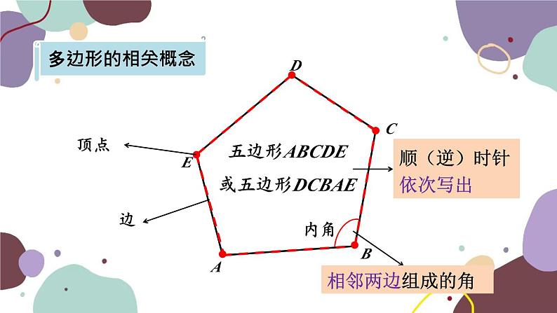 北师版数学七年级上册 4.5多边形和圆的初步认识课件第7页