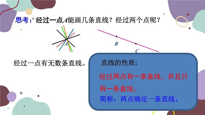 人教版数学七年级上册 4.2 第1课时直线、射线、线段课件第5页