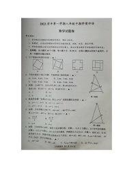 浙江省杭州市临平区2023-2024学年八年级上学期期中检测数学试题