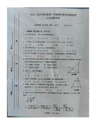 广西壮族自治区北海市合浦县2023-2024学年九年级上学期11月期中数学试题