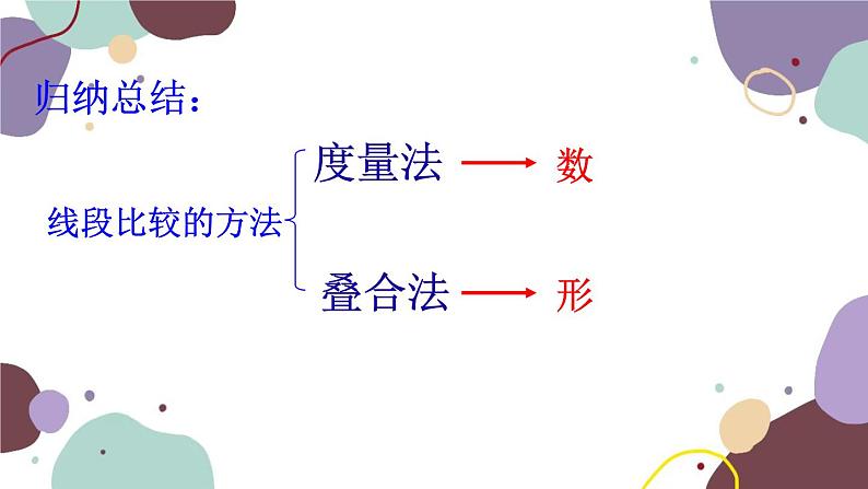 人教版数学七年级上册 4.2 第2课时线段的比较与运算课件07