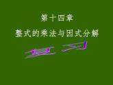 第14章 整式的乘法与因式分解复习 人教版八年级数学上册课件