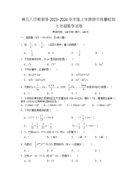 湖北省黄石市黄石港区黄石八中教联体2023-2024学年七年级上学期11月期中数学试题