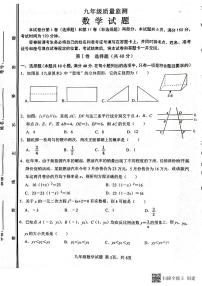 山东省济南市长清区2023—2024学年上学期九年级数学期中考试试题