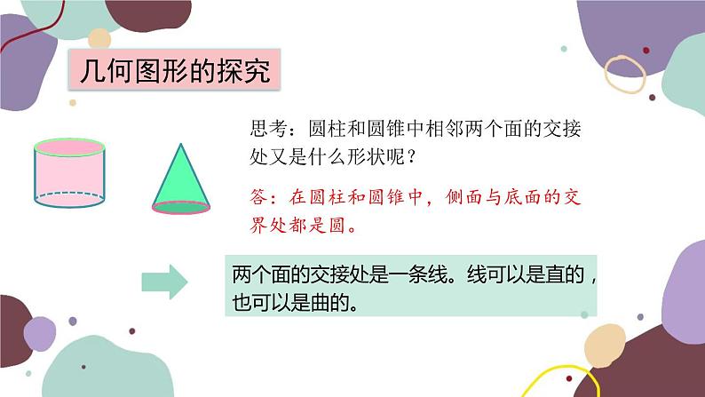 青岛版数学七年级上册 1.2 第1课时 几何图形课件第5页