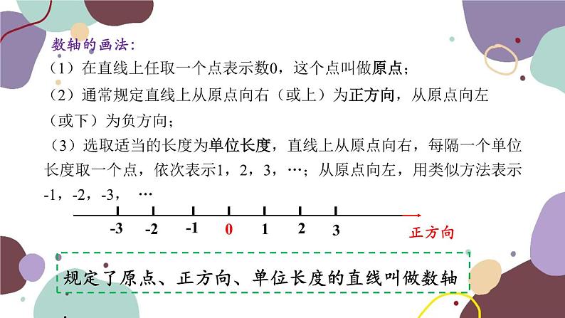 青岛版数学七年级上册 2.2.1数轴与有理数课件05