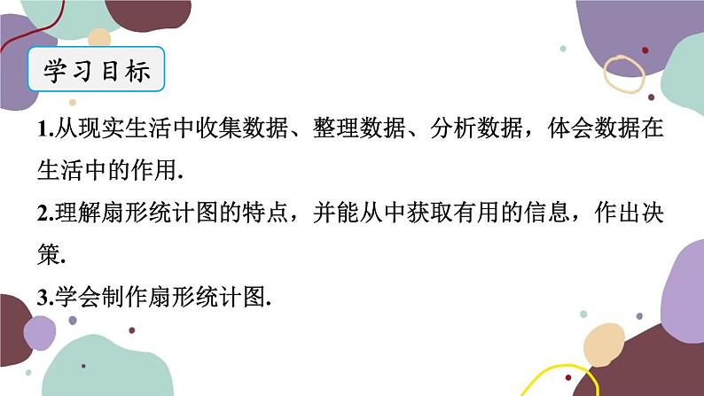 青岛版数学七年级上册 4.4.1扇形统计图课件02