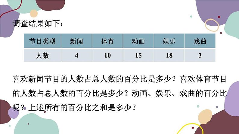 青岛版数学七年级上册 4.4.1扇形统计图课件05