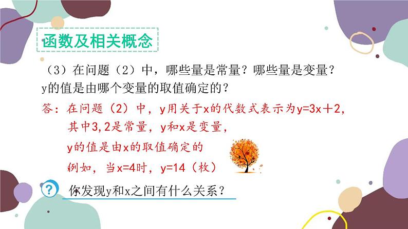 青岛版数学七年级上册 5.5 函数的初步认识课件第5页