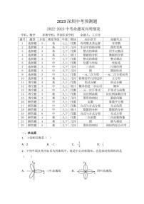 2023年广东省深圳市罗湖区未来学校九年级中考数学模拟试题