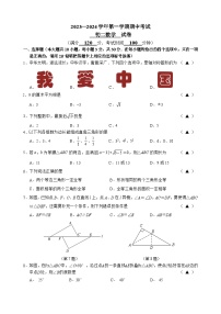 江苏省无锡市江阴市2023-2024学年八年级上学期11月期中数学试题