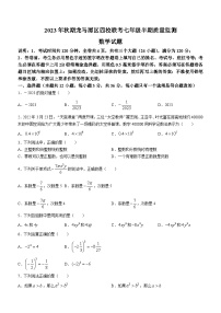 四川省泸州市龙马潭区2023-2024学年七年级上学期期中数学试题