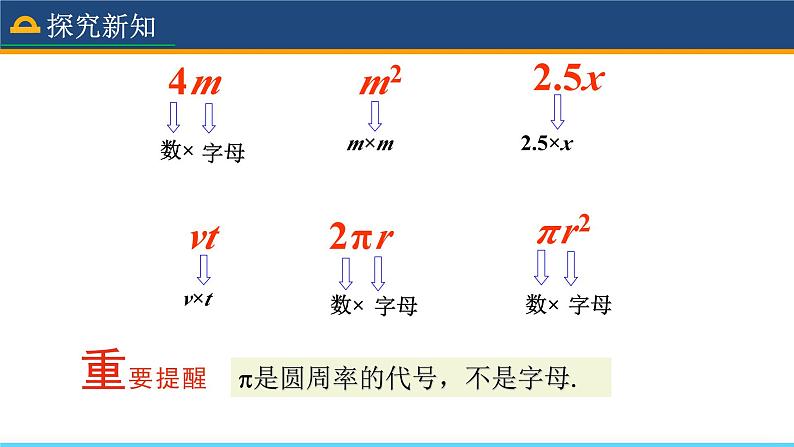 人教版数学7年级上册 2.1 整式（第2课时） 课件+教案05