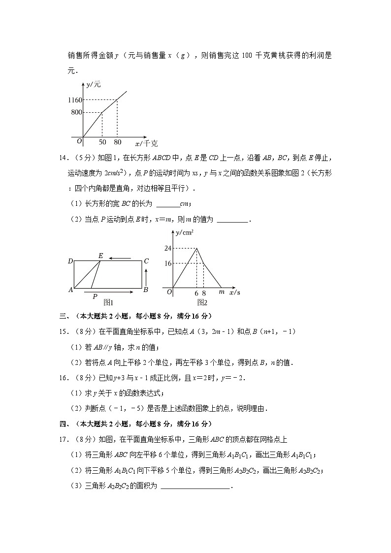 安徽省合肥市第四十八中学2023-2024学年八年级上学期月考数学试卷（10月份）第3页