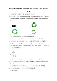 新疆阿克苏地区阿克苏市2023-2024学年九年级上学期期中数学试卷