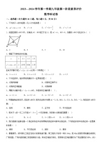 广东省佛山市南海区2023-2024学年九年级上学期第一次月考数学试题 含解析