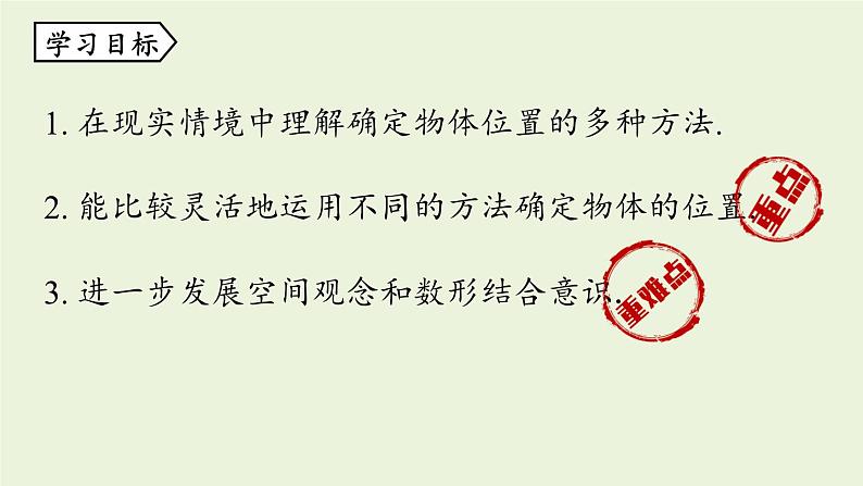 北师大版八年级数学上册课件 3.1确定位置第2页