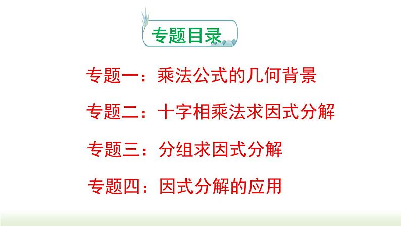 第14章 整式的乘法与因式分解专题-整式的乘法与因式分解 人教版八年级数学上册课件第2页