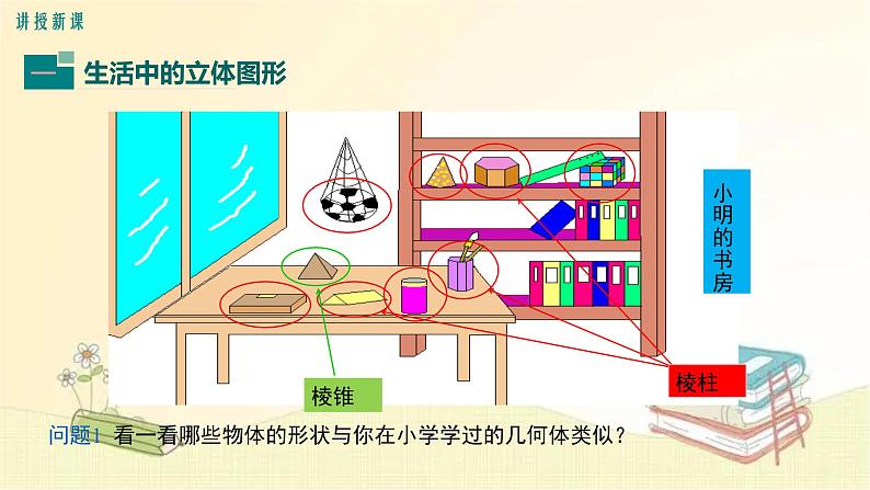 华师大版数学七年级上册 4.1 生活中的立体图形 课件07