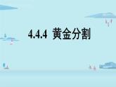 北师大版九年级数学上册课件 4.4.4 黄金分割
