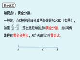 北师大版九年级数学上册课件 4.4.4 黄金分割