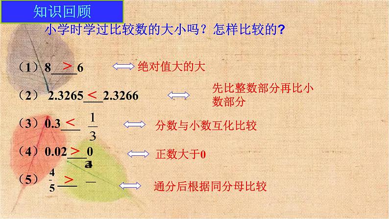 人教版数学七年级上册 1.2.4 第2课时 有理数大小的比较 课件第3页