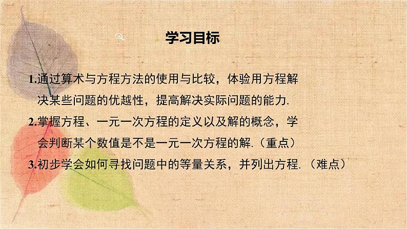 人教版数学七年级上册 3.1.1 一元一次方程 课件02