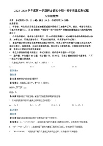 广东省佛山市南海区2023-2024学年八年级上学期期中数学试题（学生版+教师版）