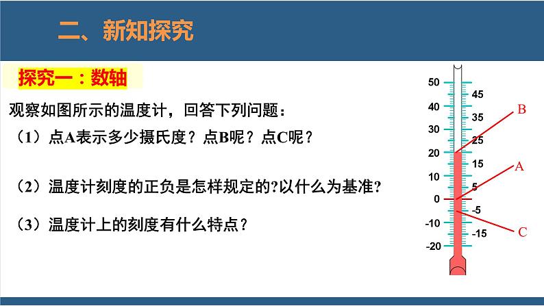 2.2 数轴 课件-北师大版数学七年级上册05