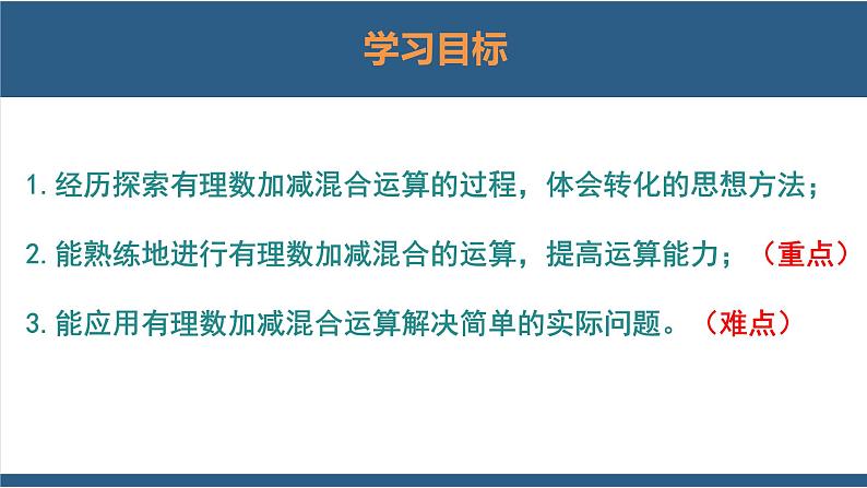 2.6 有理数的加减混合运算（第1课时） 课件-北师大版数学七年级上册02