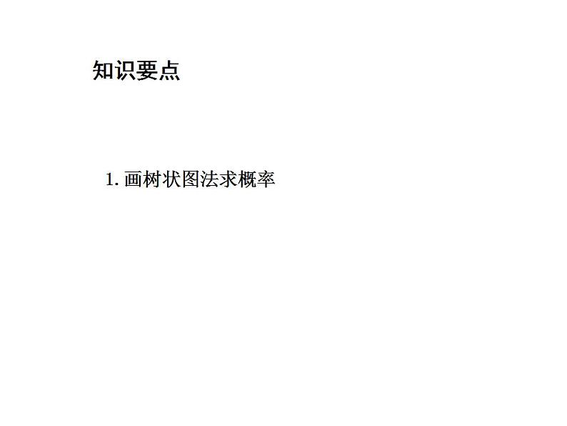 25.2.3 列举所有机会均等的结果 华师大版数学九年级上册教学课件第2页