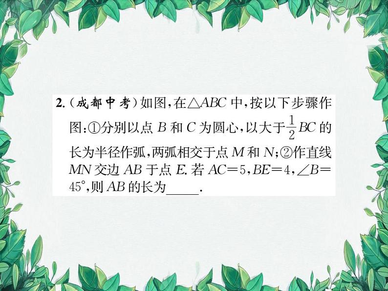 第14章 勾股定理章末核心考点整合与素养提升 华东师大版八年级数学上册习题课件第3页