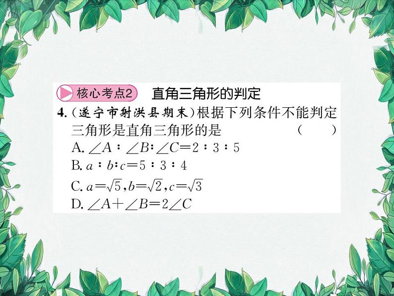 第14章 勾股定理章末核心考点整合与素养提升 华东师大版八年级数学上册习题课件第6页