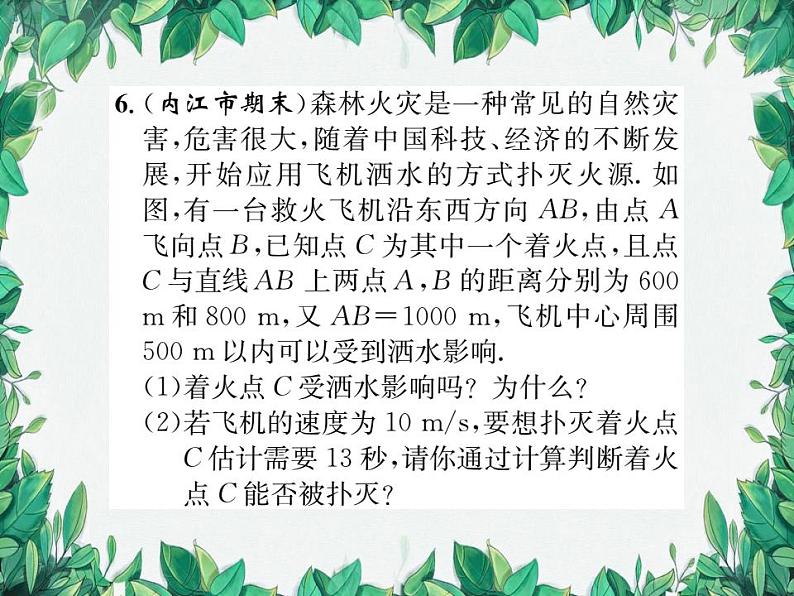 第14章 勾股定理章末核心考点整合与素养提升 华东师大版八年级数学上册习题课件第8页