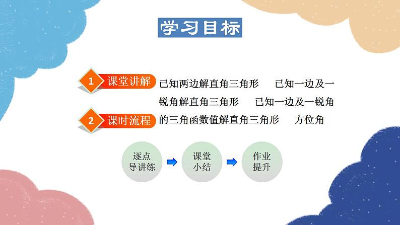 24.4.1 解直角三角形及一般应用 华师大版数学九年级上册课件第2页