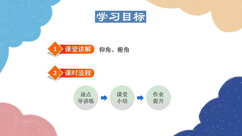 24.4.2 用解直角三角形解视角问题 华师大版数学九年级上册课件第2页