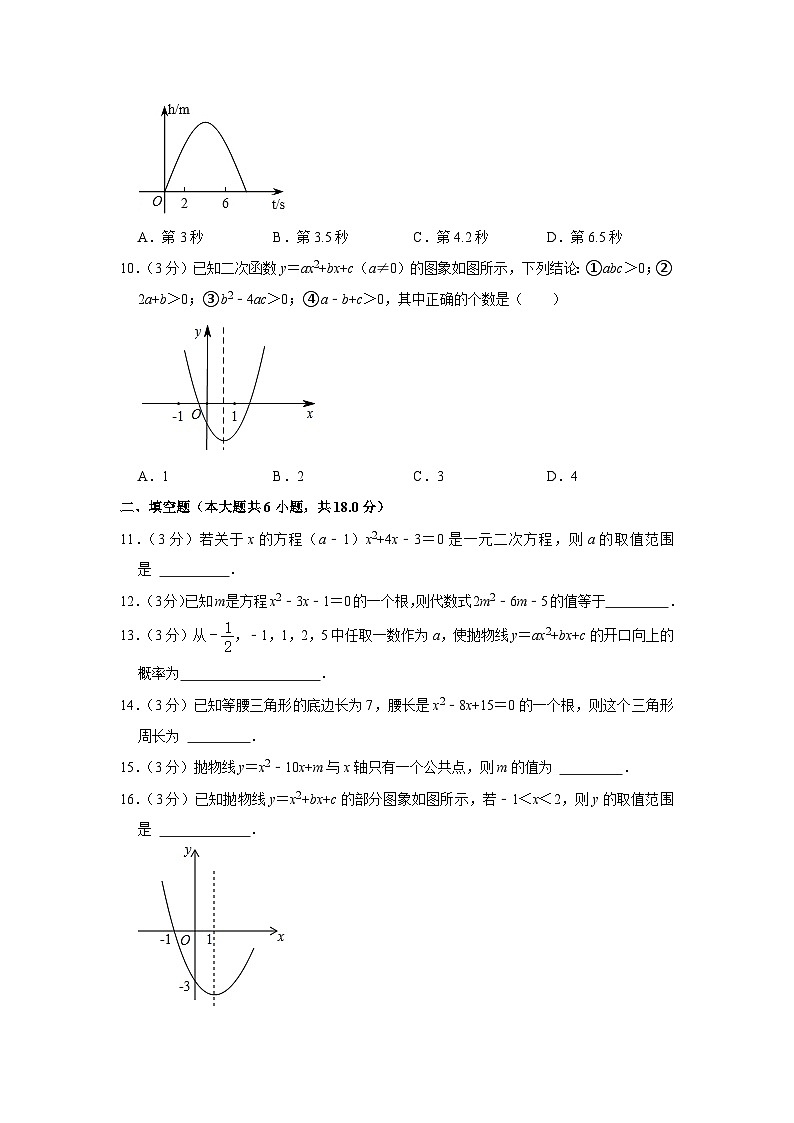 广东省东莞市松山湖中学教育集团2023-2024学年九年级上学期期中数学试卷02