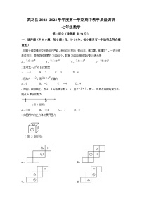 陕西省咸阳市武功县2022-2023学年七年级上学期期中教学质量调研数学试卷(含答案)