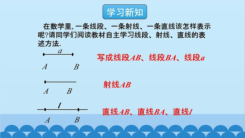 4.1 线段、射线、直线 北师大版数学七年级上册课件1第4页