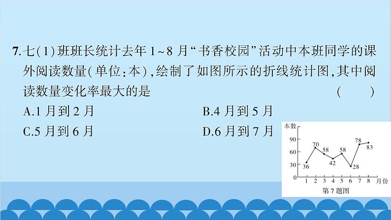 沪科版数学七年级上册第5章  综合测试习题课件第8页