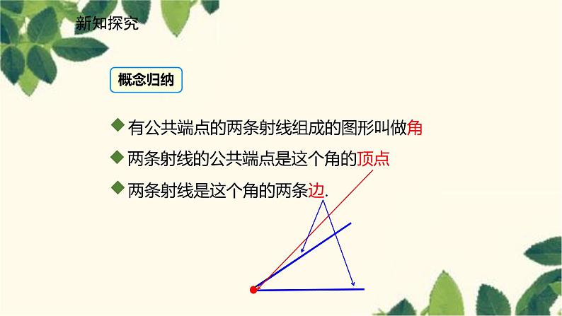 北师大版数学七年级上册 4.3角课件05