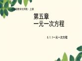 北师大版数学七年级上册 5.1.1一元一次方程课件