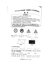 江苏省宿迁市宿豫区2023—2024学年八年级上学期期中数学试题